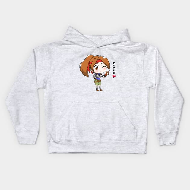 Jessie Rasberry CHIBI Edit Kids Hoodie by chibibyjean